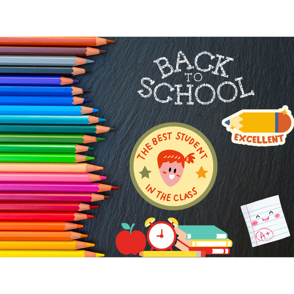 Fridge Magnets BACK TO SCHOOL Magnet 4"x3" TEACHERS STUDENTS - Picture 1 of 1